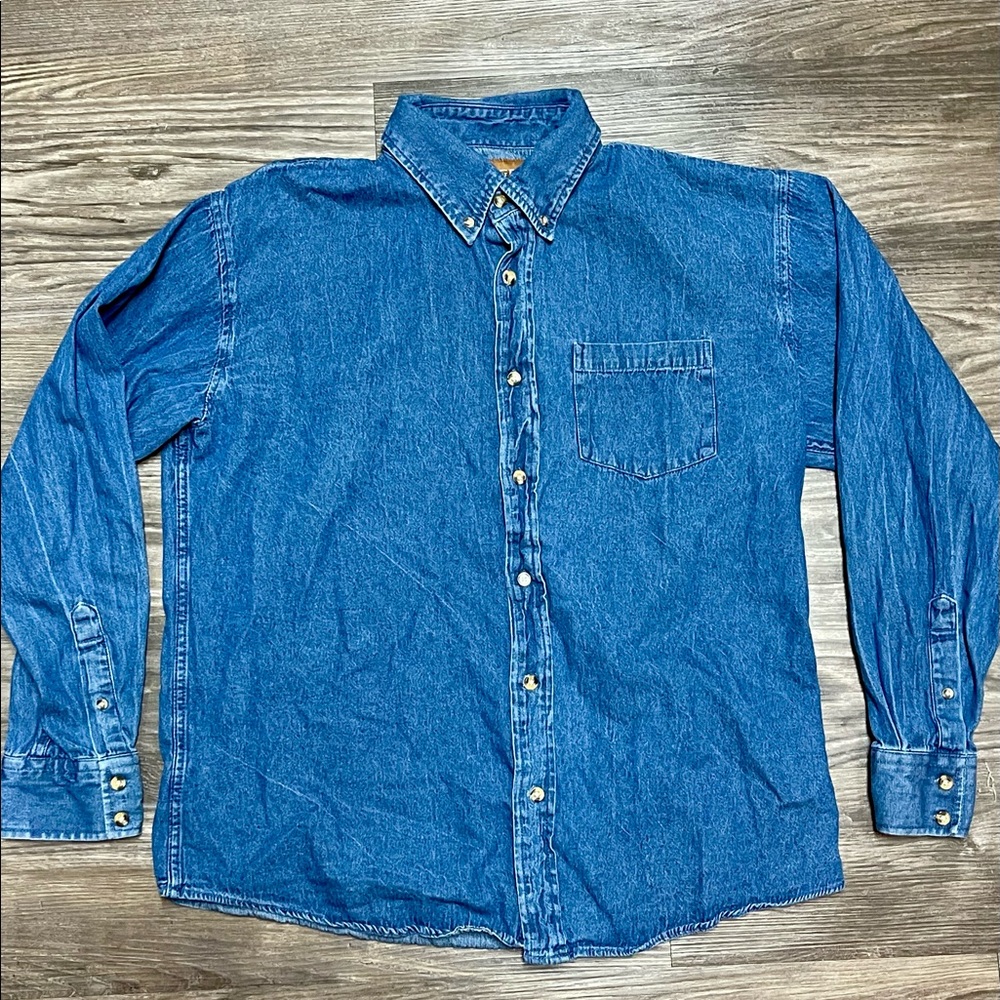 Forge Workwear Denim Button-up Shirt